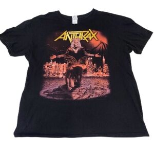 Anthrax Black Graphic Tee